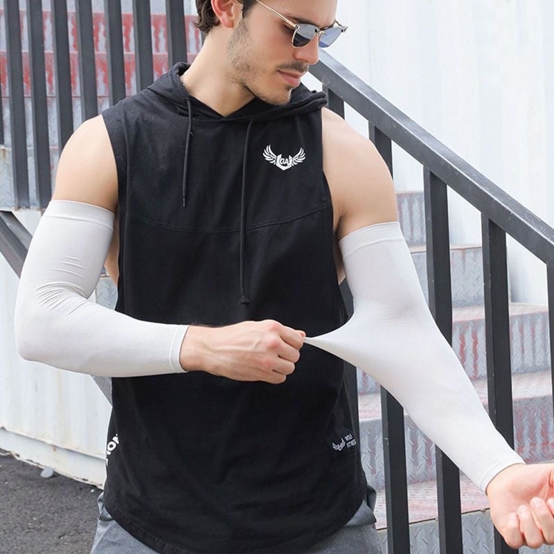 Слънцезащитни ръкави за колоездене, найлонова материя, съдържание на основния плат 71–80%, стил Свеж и сладък, лято 2024