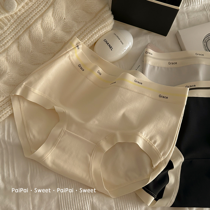 Ženske gaćice od pamuka klase A, antibakterijske, srednji porast, plus veličina, udobne gaćice