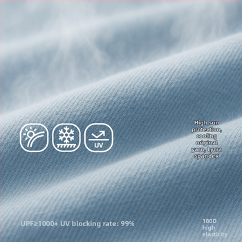 Kefei слънцезащитни ръкавели от ледено-копринена тъкан, нейлон 90–95%, прост стил, пролет 2025