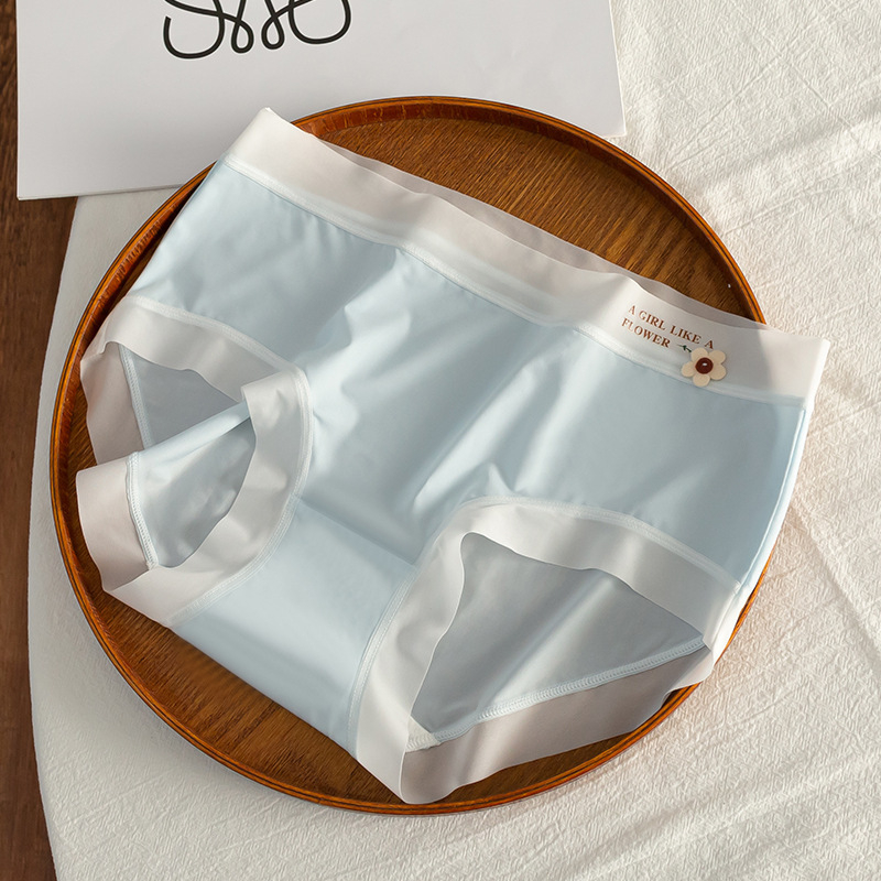 Ženske trokutaste gaćice, glavni materijal najlon, pamučna podstava, srednji pojas, patchwork tkanina
