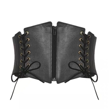 Centură talie, stil punk-retro european-american, din piele artificială, lungime 60–80 cm, pentru toate anotimpurile, personalizare disponibilă