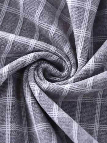 Vaikų pižama žiemai, Korejiško stiliaus, languotas raštas, storesnis audinys, poliesterio mišinio 95%