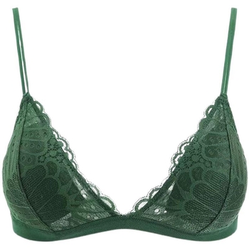 Bevielė liemenėlė, ultra plonos formuotos kaušeliai, trikampio formos kašeliai, medvilnės audinys, nugaros uždarymas su trimis eilių kabliukų, fiksuotos dvigubos pečių juostos