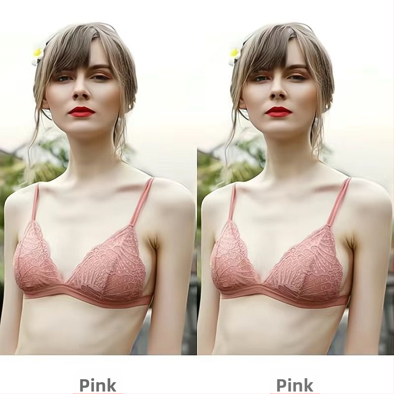 Bevielė liemenėlė, ultra plonos formuotos kaušeliai, trikampio formos kašeliai, medvilnės audinys, nugaros uždarymas su trimis eilių kabliukų, fiksuotos dvigubos pečių juostos