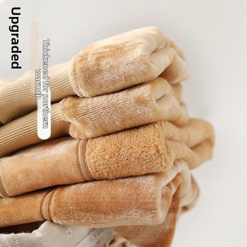 Női nylon leggings fleece-béléssel, ultra-vastag 501–600 g/m2, varrás nélküli, deréktámasz, melegen tart.