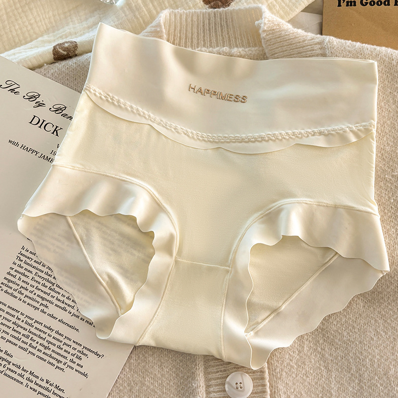 Damske gaćice visokog struka, antibakterijska zona prepona, oblikovanje trbuha i podizanje stražnjice, Ice Silk, plus veličina, ljeto