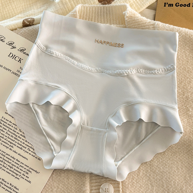 Damske gaćice visokog struka, antibakterijska zona prepona, oblikovanje trbuha i podizanje stražnjice, Ice Silk, plus veličina, ljeto