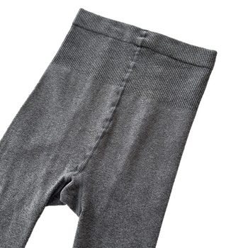Nove damske hulahopke od jednostavnog pletenja s fleece podstavom, debele, podizanje stražnjice, kontrola trbuha, prirodna udobnost, efekt golih nogu