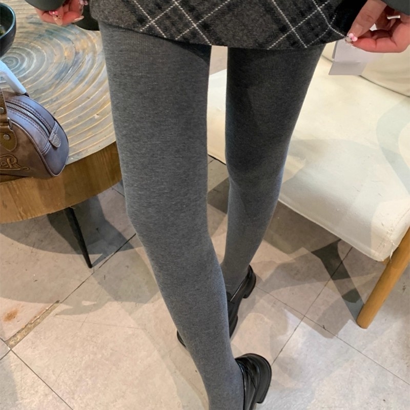 Nove damske hulahopke od jednostavnog pletenja s fleece podstavom, debele, podizanje stražnjice, kontrola trbuha, prirodna udobnost, efekt golih nogu