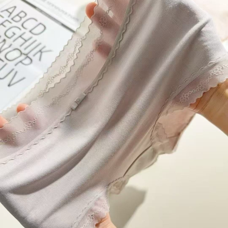 Boxeri femei talie medie-înaltă, respirabili, din fibre regenerat de celuloză, tricot rib, căptușeală din bumbac