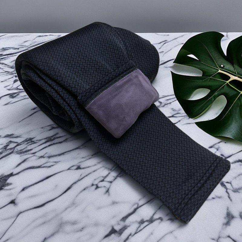 Мъжки термо панталони от полиестер, подплатени с флис, висока талия, дебелина 251–300 г/м²