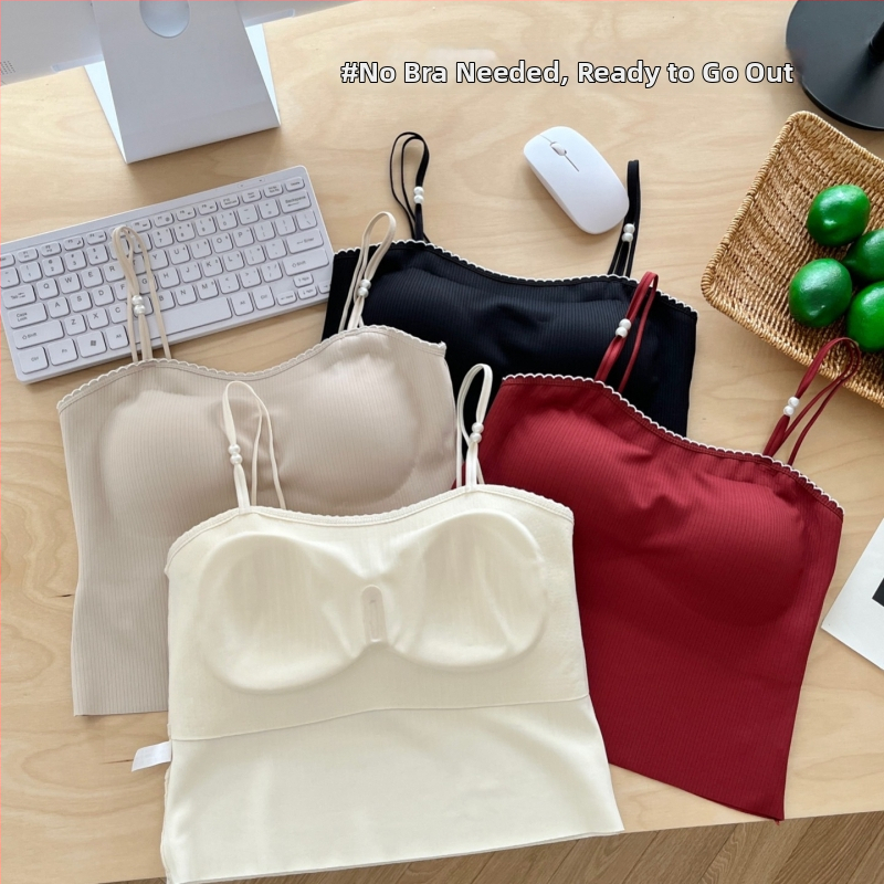 Kétsávos nylon cami-top, kerek nyakú kivágás, 90–95% nylon tartalom, közepes súlyú anyag 181–200 g/m²