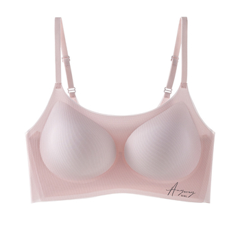 Paauglių sportinis liemenėlis su 3/4 puodelio, plonas formuojamas puodelis, medvilnės įdėklas, raištelių petnešėlės, kvėpuojantis, reguliuojamas