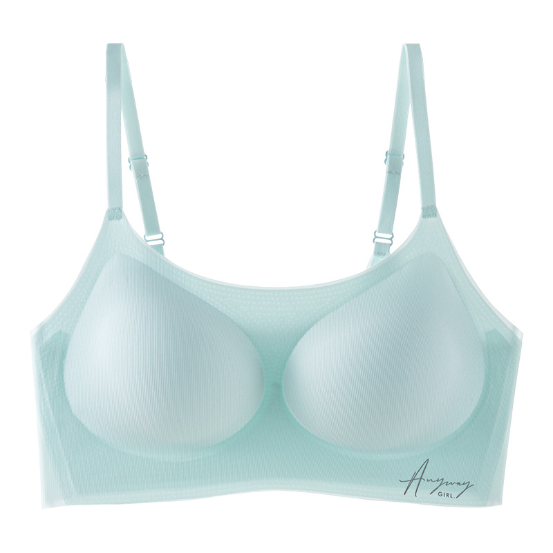 Paauglių sportinis liemenėlis su 3/4 puodelio, plonas formuojamas puodelis, medvilnės įdėklas, raištelių petnešėlės, kvėpuojantis, reguliuojamas