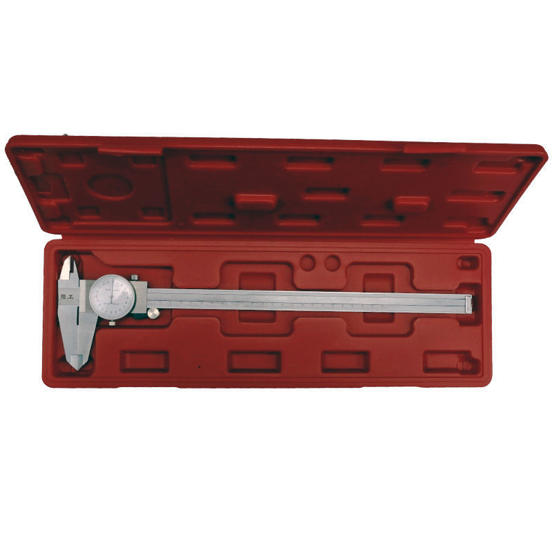 Mjerilo s brojčanikom, nehrđajući čelik, visoka preciznost, raspon 0-150/200/300 mm, industrijska upotreba