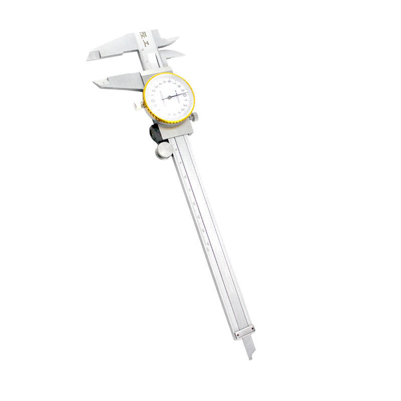 Mjerilo s brojčanikom, nehrđajući čelik, visoka preciznost, raspon 0-150/200/300 mm, industrijska upotreba