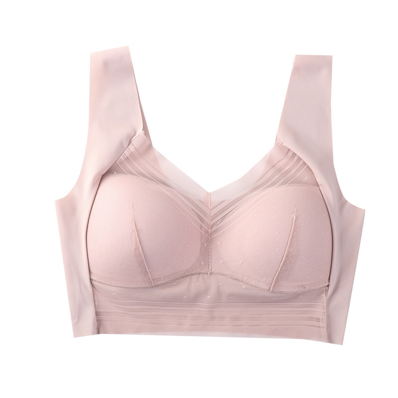 Čipkasti tube top s fiksnom čašicom, bez žice, široke naramenice, najlon materijal