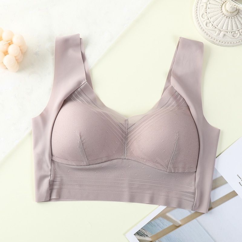 Čipkasti tube top s fiksnom čašicom, bez žice, široke naramenice, najlon materijal