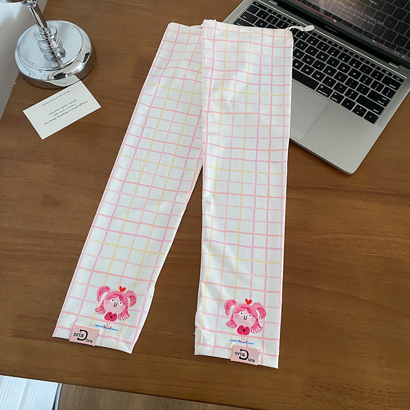 Damske rukave za zaštitu od sunca s dizajnom crtanih likova, UV zaštita, ljeto, putovanja i vožnja biciklom, Ice Silk materijal, udobne za vožnju