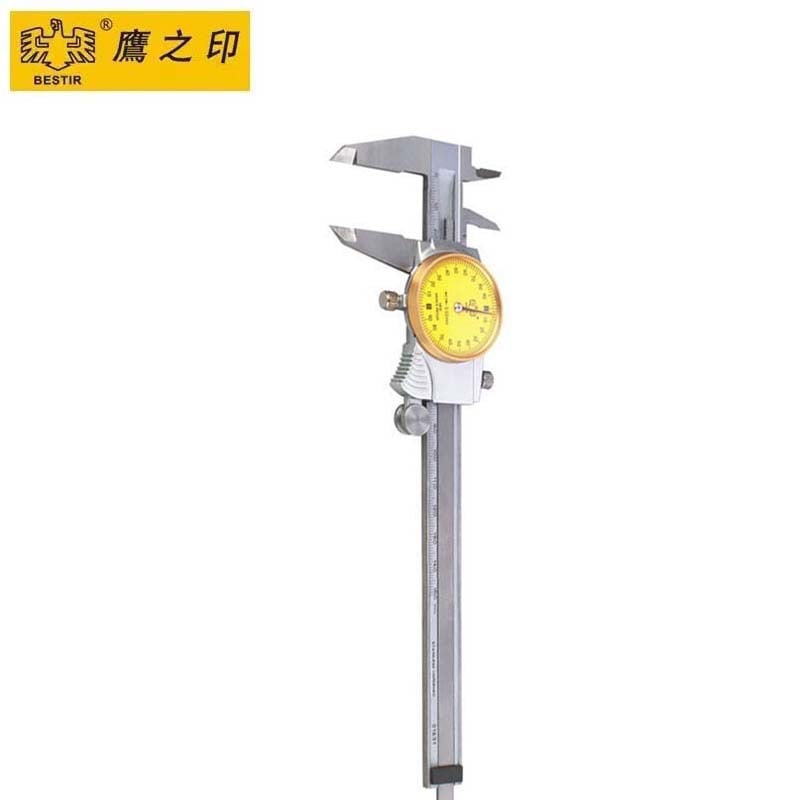 Калипер от неръждаема стомана с индустриален клас и висока прецизност, измерване на вътрешен диаметър, външен диаметър, дълбочина и стъпково измерване