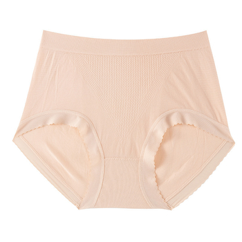 Chiloți femei fără cusături, talie medie, respirabili, din nailon, tricotați