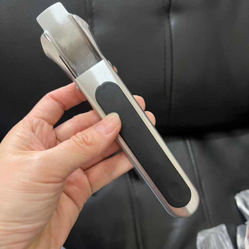 Nerūdijančio plieno storas dubenėlio klipsas, neslystantis rankenėlė, atsparus aukštai temperatūrai, apsauga nuo nudegimų