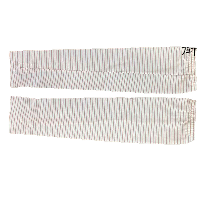 Ръкави от ледена коприна на райета с UV защита за жени, леки и дишащи, за пътуване и шофиране