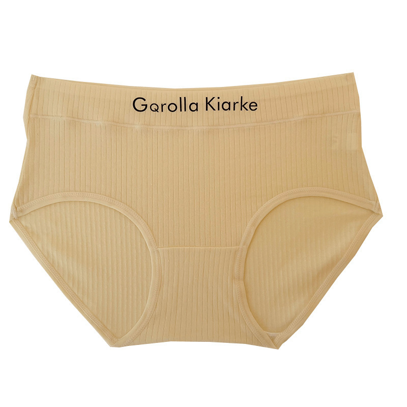 Ženske gaćice od pamuka s podstavom od mulberry svile, antibakterijske, srednji pojas, podizanje stražnjice, prozračne, za sve sezone, plus veličina