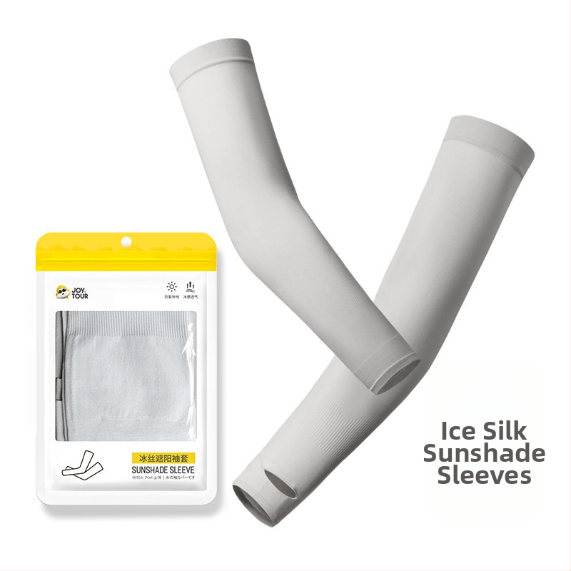 Unisex Ice Silk UV apsauginė rankovė, skirta lauko veiklai ir važiavimui dviračiu