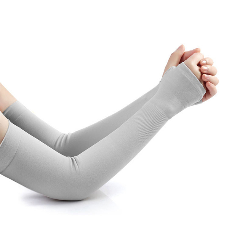 Unisex Ice Silk UV apsauginė rankovė, skirta lauko veiklai ir važiavimui dviračiu