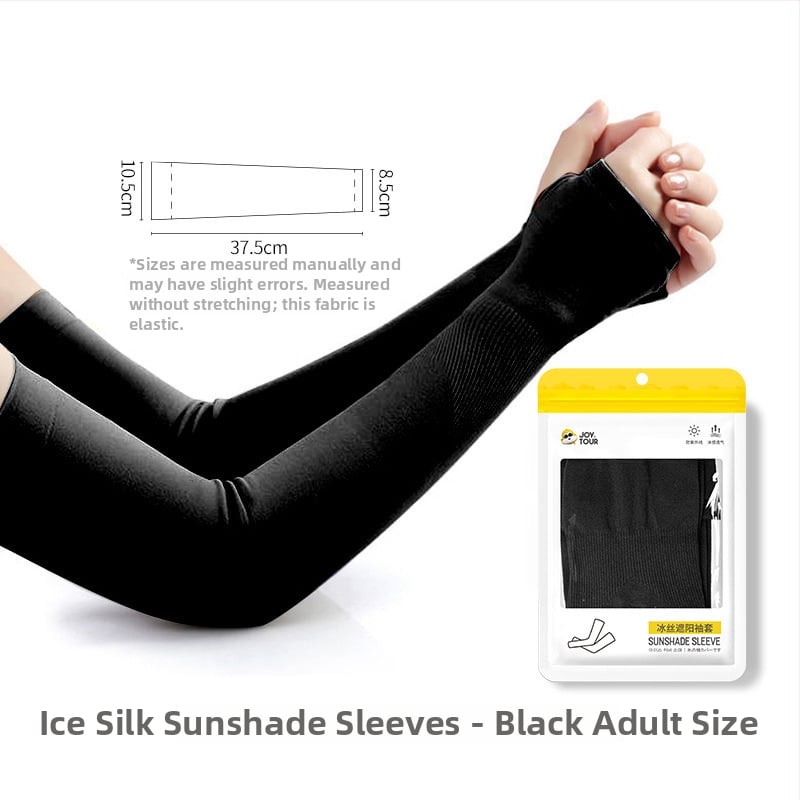 Unisex Ice Silk UV apsauginė rankovė, skirta lauko veiklai ir važiavimui dviračiu