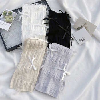 Ženske ljetne UV rukavice za nadlakticu s čipkastom mašnicom, Ice Silk-Nylon smjesa, 71–80% Ice Silk, 21–30% Spandex