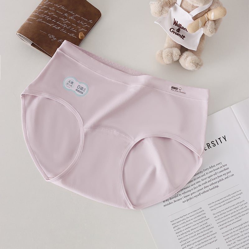Lenjerie intimă din bumbac pentru fetițe, zona inghinală necolorată, antibacterian 10A, crotch extins, talie medie