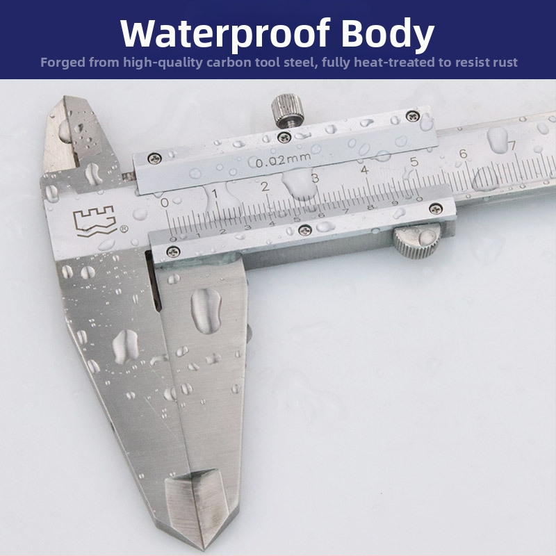 Верниер калипер с дълбочинно измерване – индустриално качество, висока прецизност, за домашна употреба