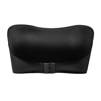 Strapless спортен сутиен с предно закопчаване, без жици, безшевен дизайн, 3/4 чашка с дебело оформени чашки