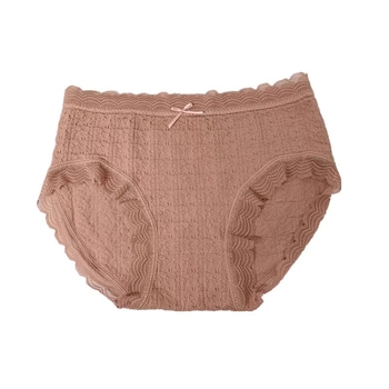 Ženske pamučne gaćice bez šavova, srednje visoke struka, prozračne