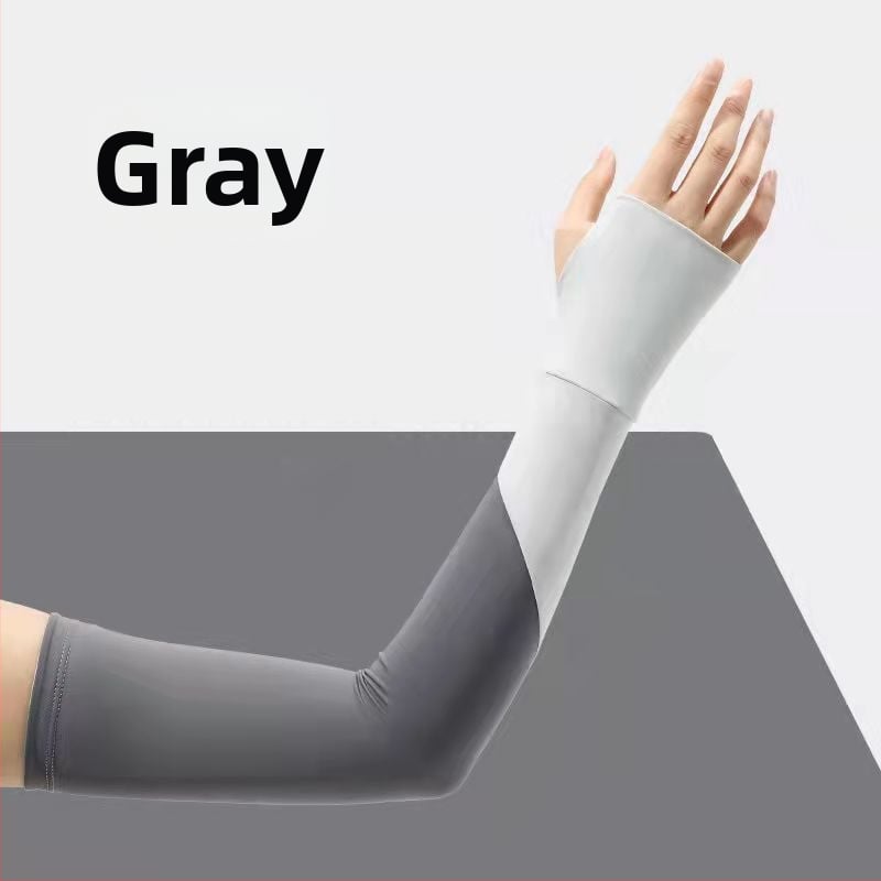 Išorinės saulės apsaugos rankovės - universalios, nailonas Ice Silk, tinklo raštas, išplėstas ilgis