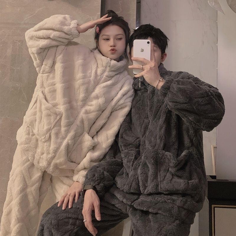 Pantaloni de pijama, cu căptușeală fleece, amestec de bumbac 70–80%, țesătură extra groasă 301–350 g/m², unisex, pentru primăvară