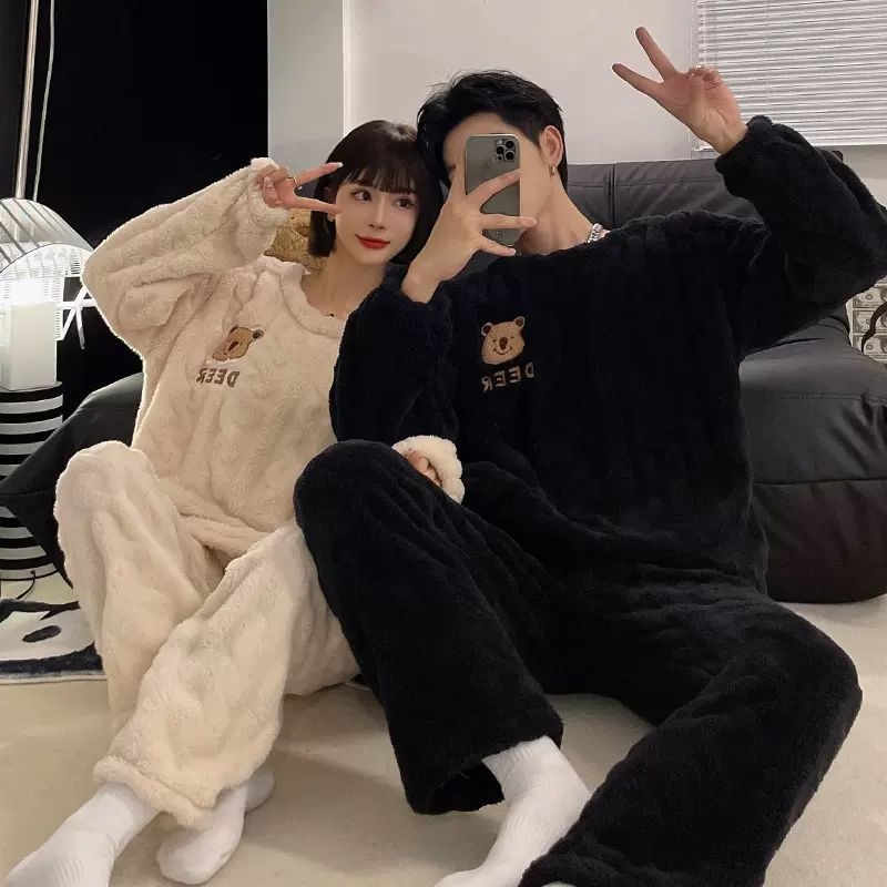 Pantaloni de pijama, cu căptușeală fleece, amestec de bumbac 70–80%, țesătură extra groasă 301–350 g/m², unisex, pentru primăvară