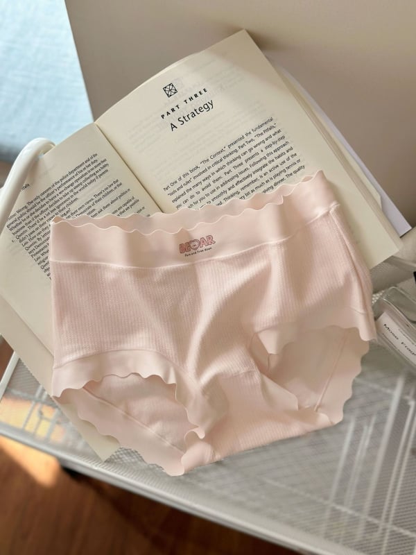 Chiloți de femei din bumbac, talie medie, croială triunghi, respirabili, țesătură Jacquard