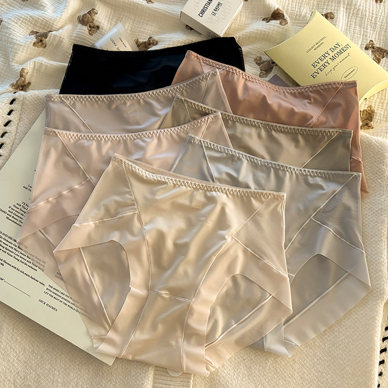 Plus-size ženske bezšivne gaćice visokog struka, podizanje stražnjice, prozračne, kontrola abdomena, antibakterijske; glavni materijal najlon 70-80%, podstava od viskoze 80-90%