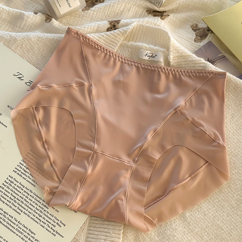 Plus-size ženske bezšivne gaćice visokog struka, podizanje stražnjice, prozračne, kontrola abdomena, antibakterijske; glavni materijal najlon 70-80%, podstava od viskoze 80-90%