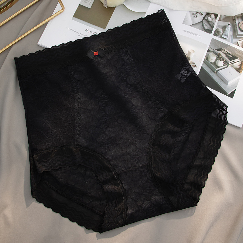 Ženske gaćice s visokim strukom, glavni materijal najlon 70–80%, između nogu podstava 100% pamuk, prozračne, antibakterijske, pletene