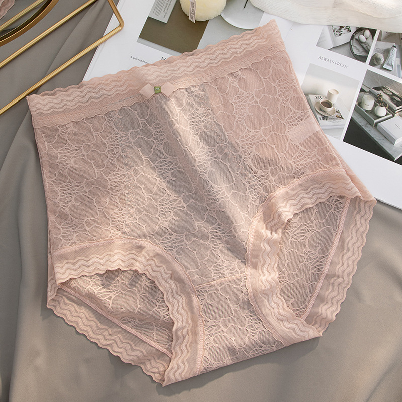 Ženske gaćice s visokim strukom, glavni materijal najlon 70–80%, između nogu podstava 100% pamuk, prozračne, antibakterijske, pletene