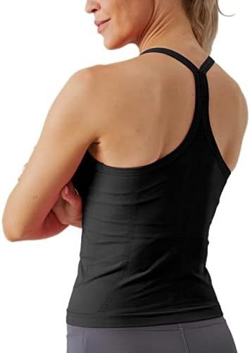 Fitness top s ugrađenim grudnjakom, bez rukava, bezšivni dizajn, racer-vest stil, chenille-spandex mješavina