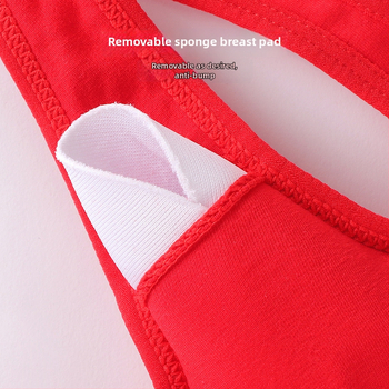 Pamutból készült lányoknak készült melltartó-alsó készlet, karikatúra stílus, 7–12 éveseknek, 90–95% pamut, Y-öv, kupa nélküli