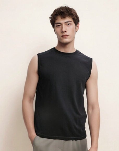 Γιλέκο Merino μαλλί – χωρίς μανίκια, unisex, καλοκαίρι (87% Merino μαλλί)