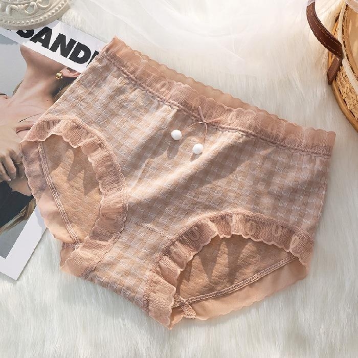 Plus-size γυναικείο εσώρουχο, νάιλον ύφασμα, μέση μεσαίας ύψους, διαπνέον, αντιβακτηριακό, αδιαρροϊκό