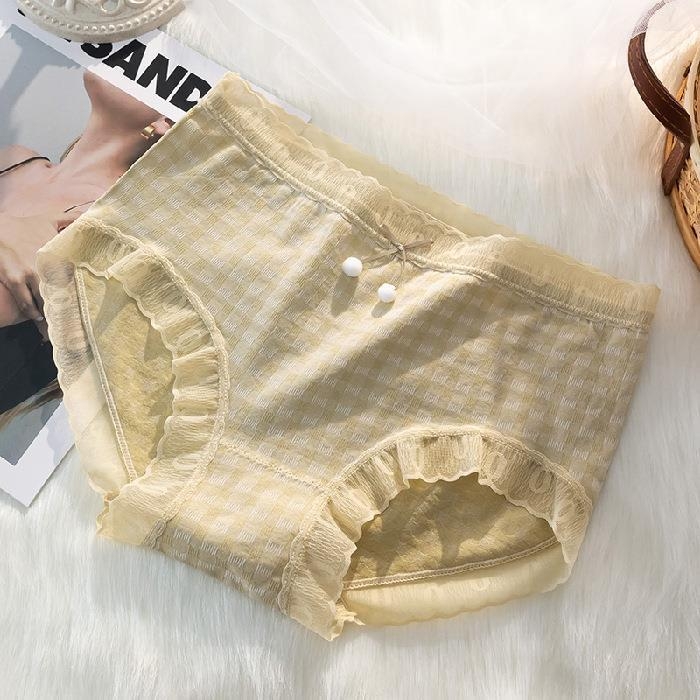 Plus-size γυναικείο εσώρουχο, νάιλον ύφασμα, μέση μεσαίας ύψους, διαπνέον, αντιβακτηριακό, αδιαρροϊκό