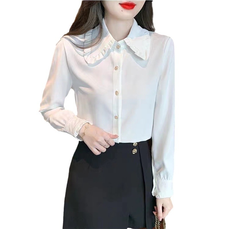 Cardigan s flis podstavom, Baby Doll ovratnik, lampion rukavi, poliester ≥95%, tekstura crumple
